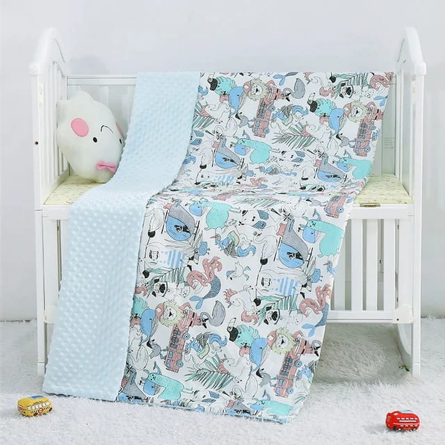 Baby Life Fleece Minky blanket 110x155cm