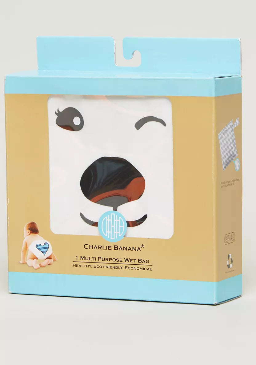 Charlie Banana TOTE BAG POLAR BEAR WHITE