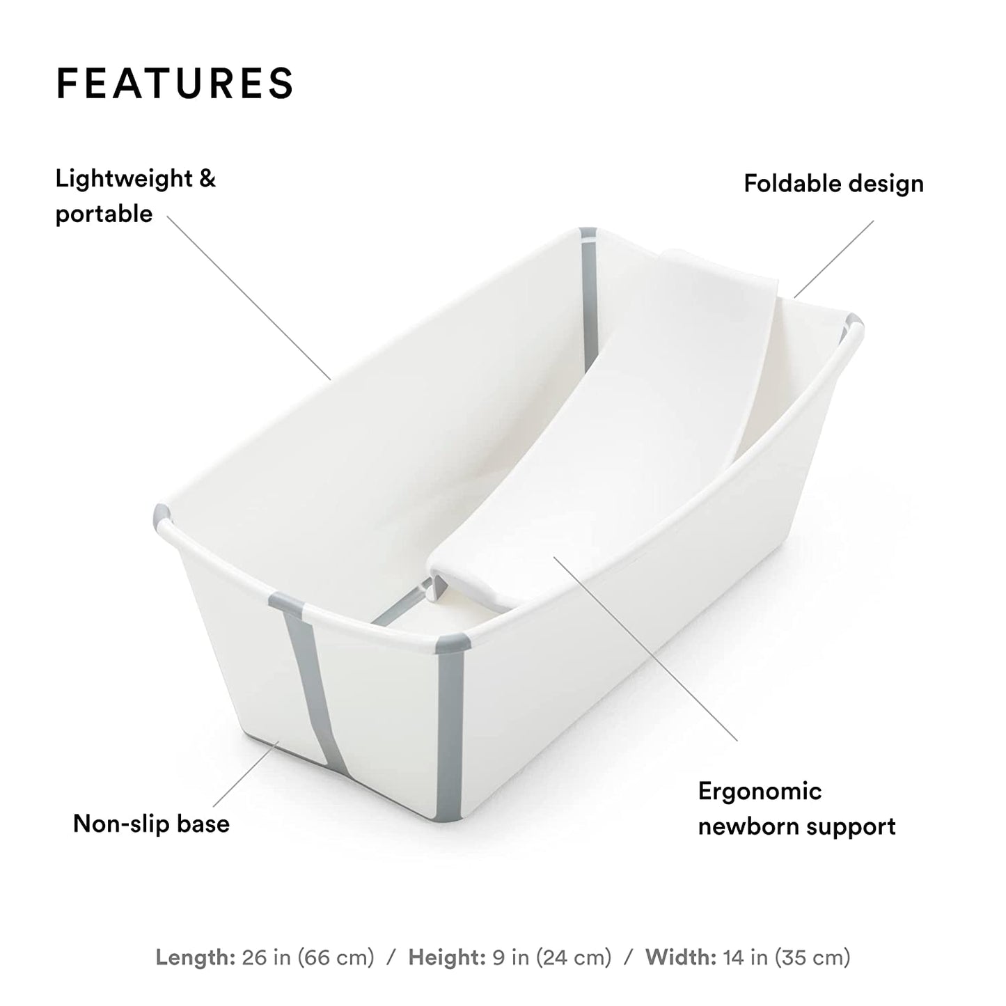 Stokke Flexi Bath + Newborn Support Bundle