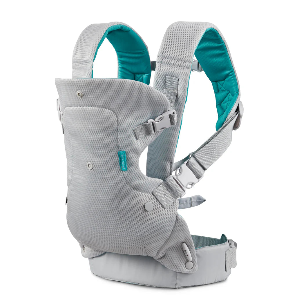 Infantino Flip 4-In-1 Light & Airy Convertible Carrier - Grey