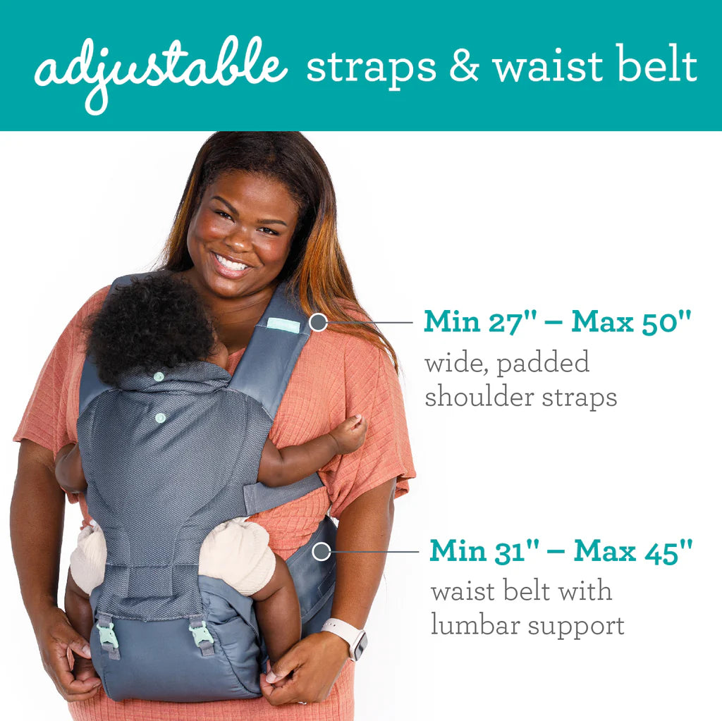 Infantino - Hip Rider Plus 5-in-1 Hip Seat Carrier - Grey