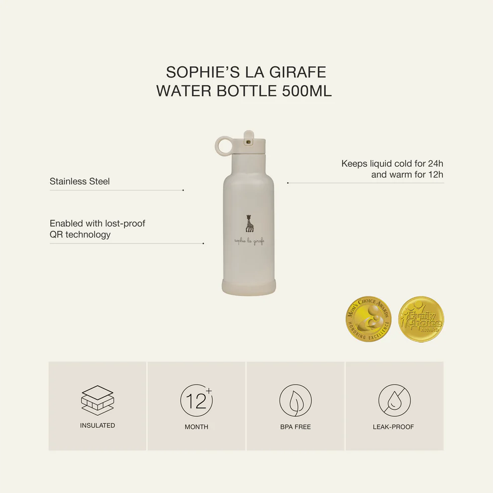 Citron Stainless Steel Water Bottle 500ml
