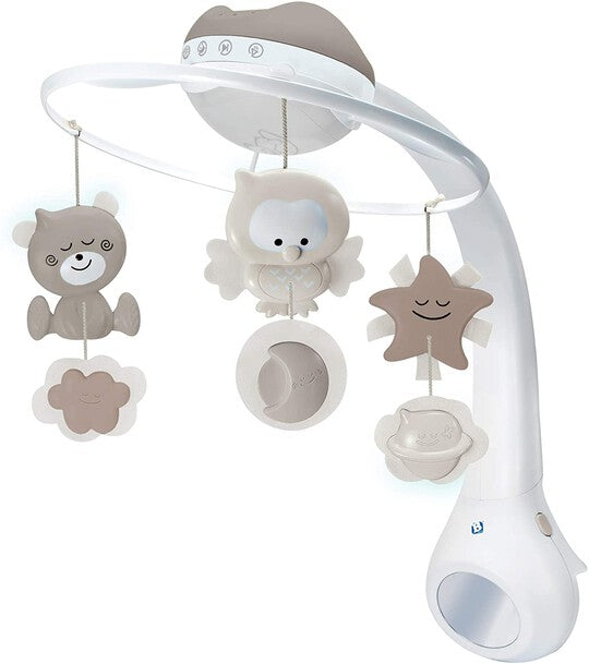 Infantino 3 In 1 Projector Musical Mobile Ecru | 0M+