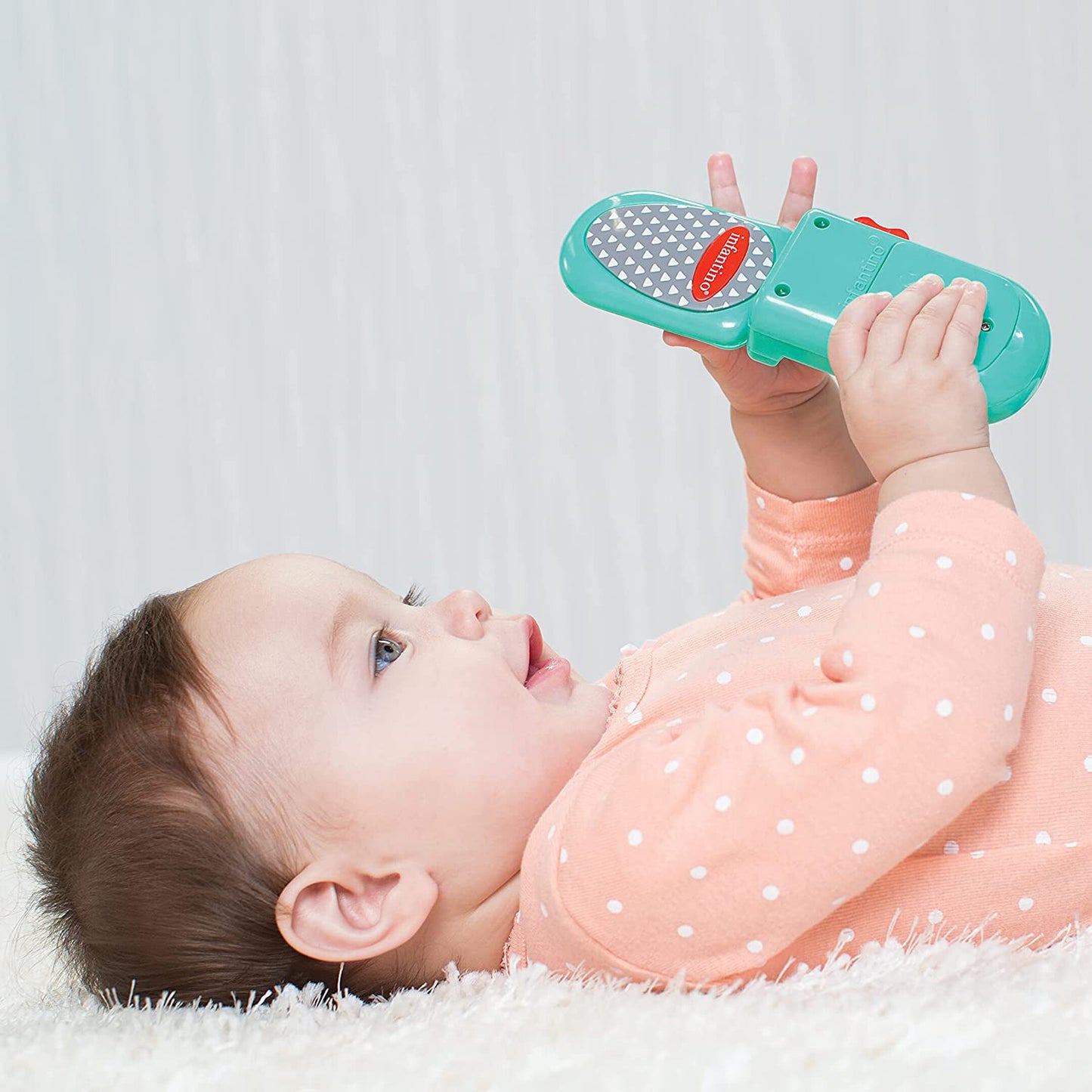 Infantino Flip & Peek Fun Phone-Teal | 3M+