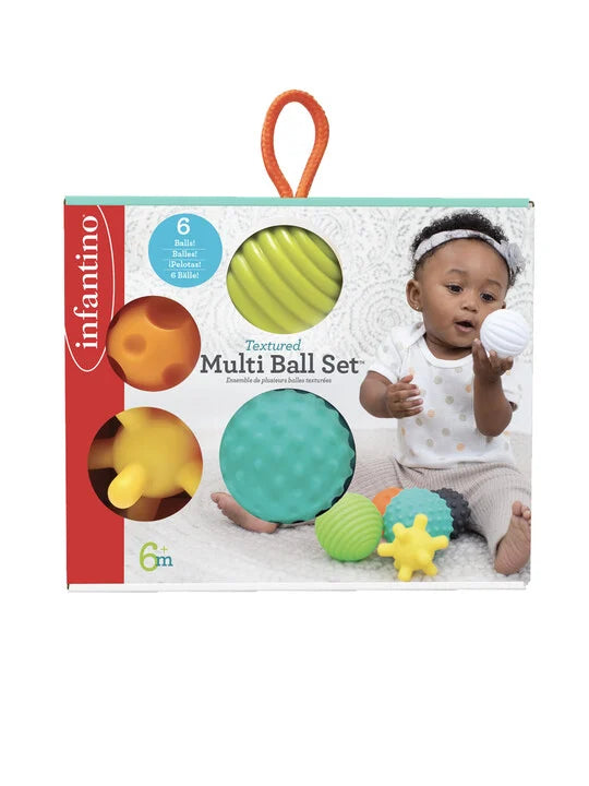 Infantino Textured Multi Ball Set | 6M+