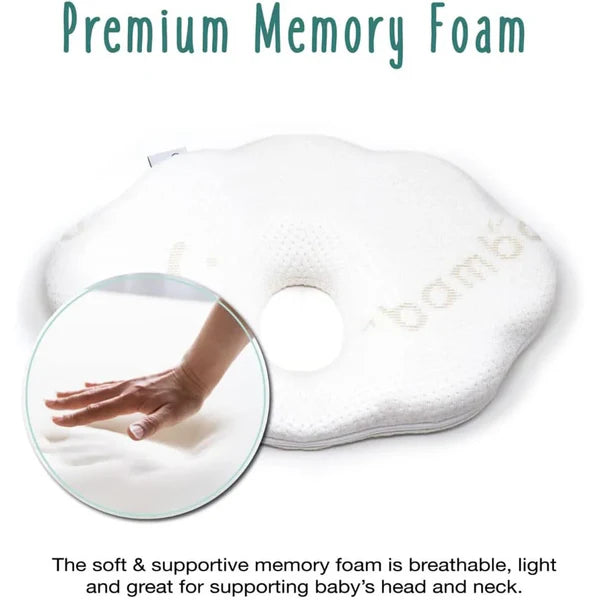 Baby works Cloud 9™ Head Support Pillow With Bamboo Cover