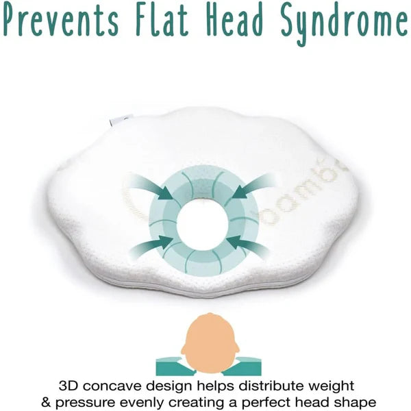 Baby works Cloud 9™ Head Support Pillow With Bamboo Cover