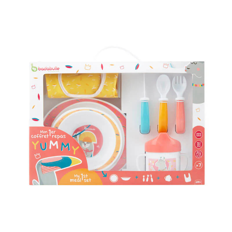 Badabulle Yummy Coral lunch set