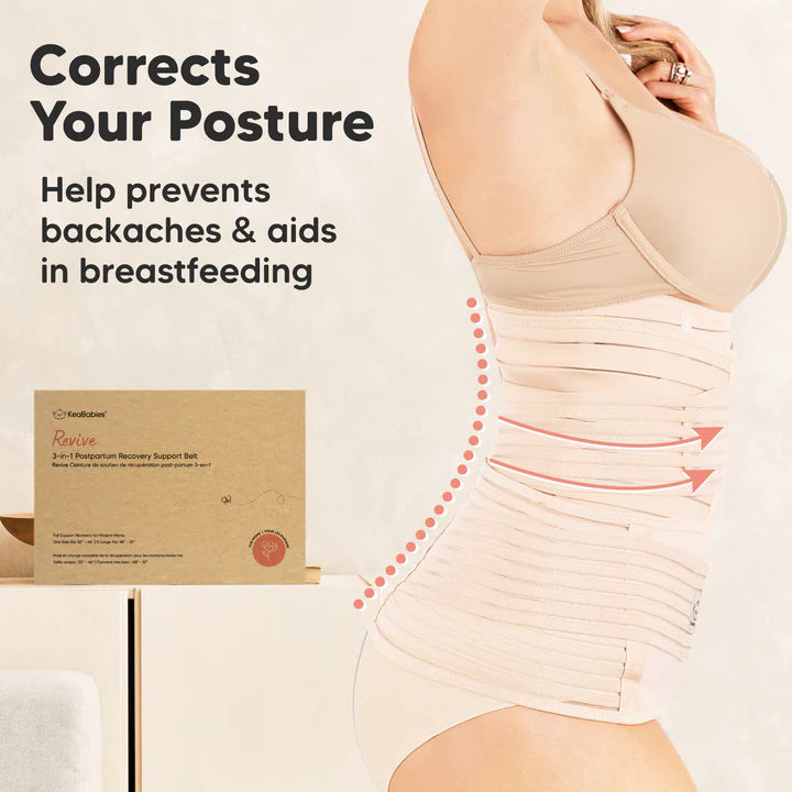 KeaBabies 3-in-1 REVIVE Postpartum Belt