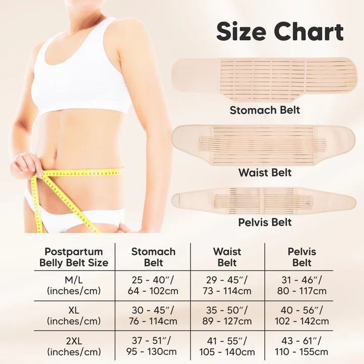 KeaBabies 3-in-1 REVIVE Postpartum Belt