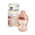 Tommee Tippee Closer to Nature Feeding Bottle, 260ml x 1 - Girl