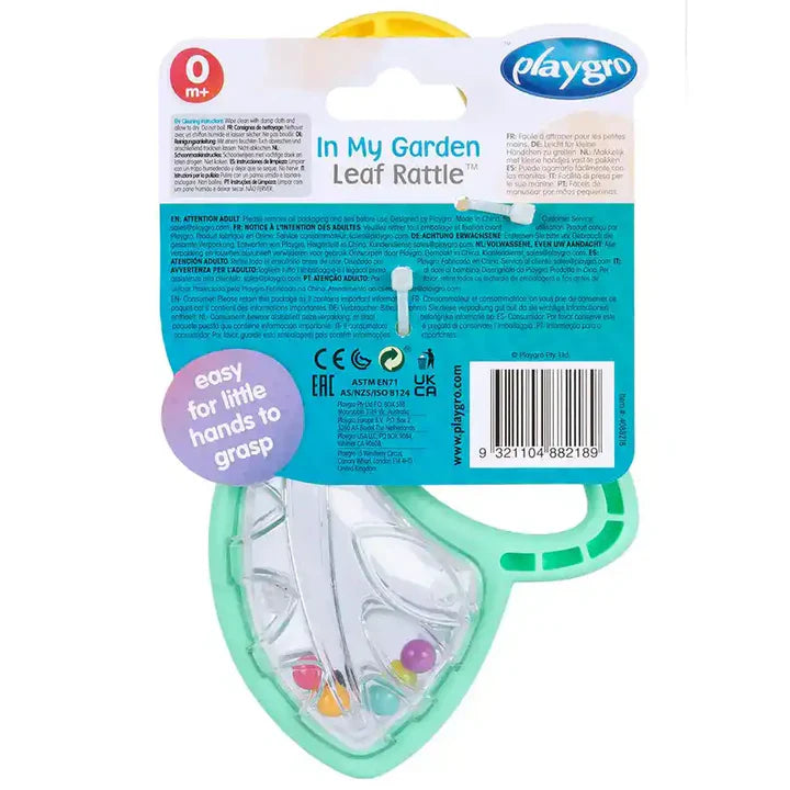 Playgro In My Garden Leaf Rattle - PG4088218