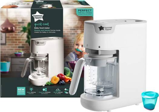 Tommee Tippee Quick Cook Baby Food Steamer Blender