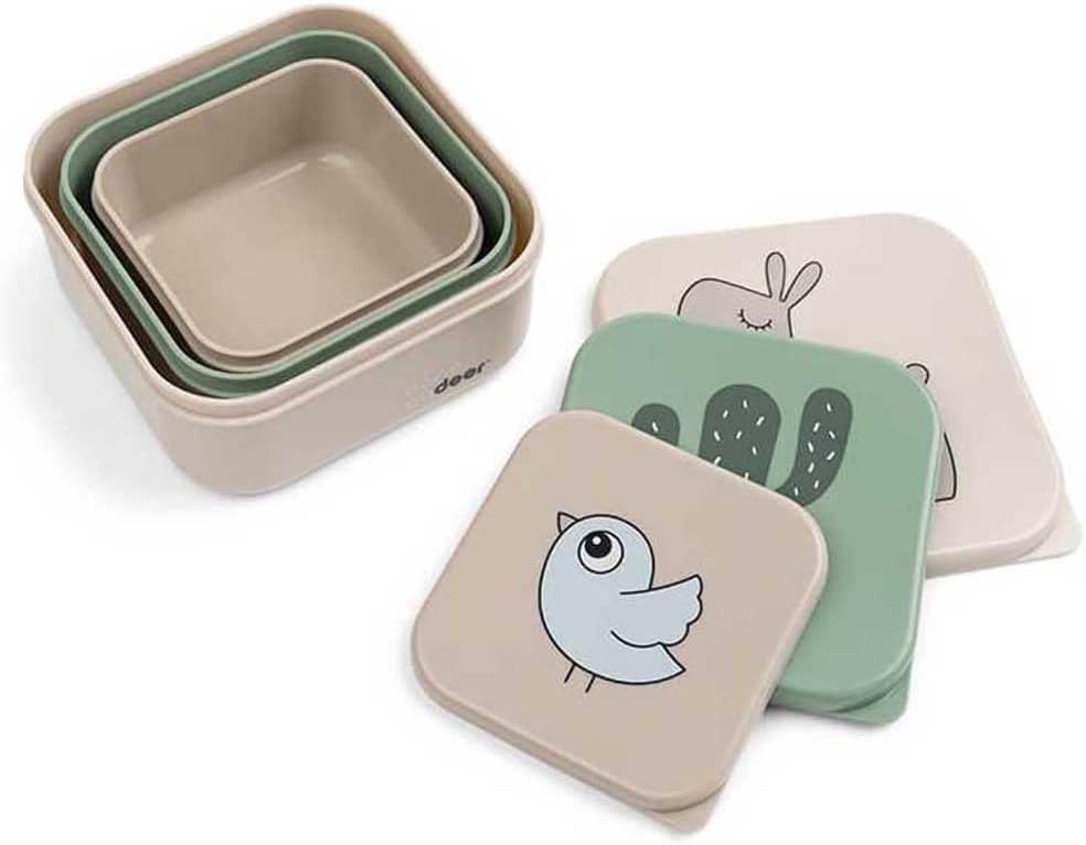 Done By Deer Snack Box Set 3 Pcs Lalee Sand Mix