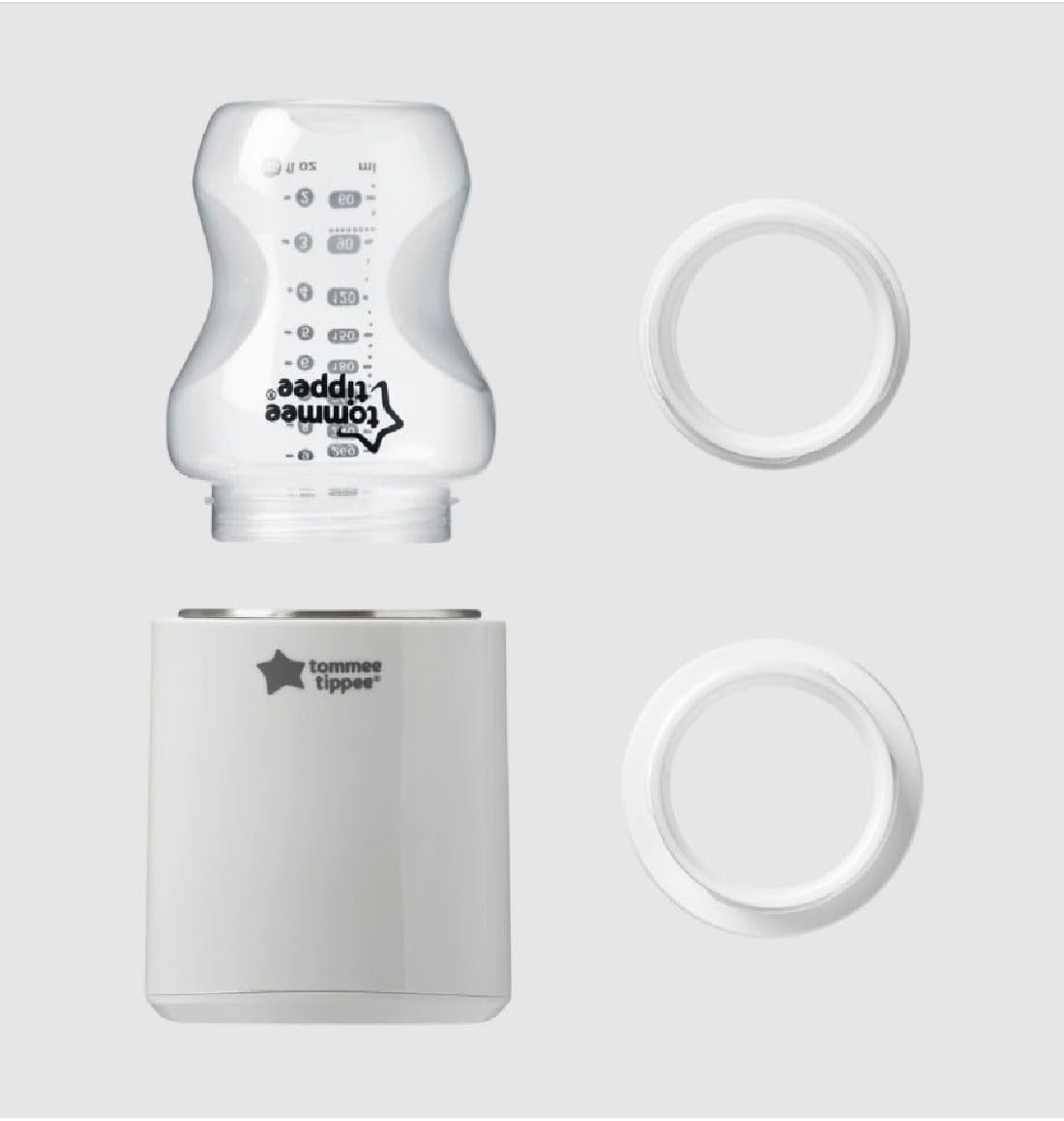Tommee Tippee Lets Go Portable Bottle Warmer - White