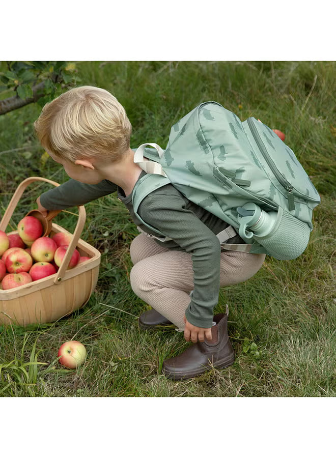 Done By Deer Kids Backpack Croco Green