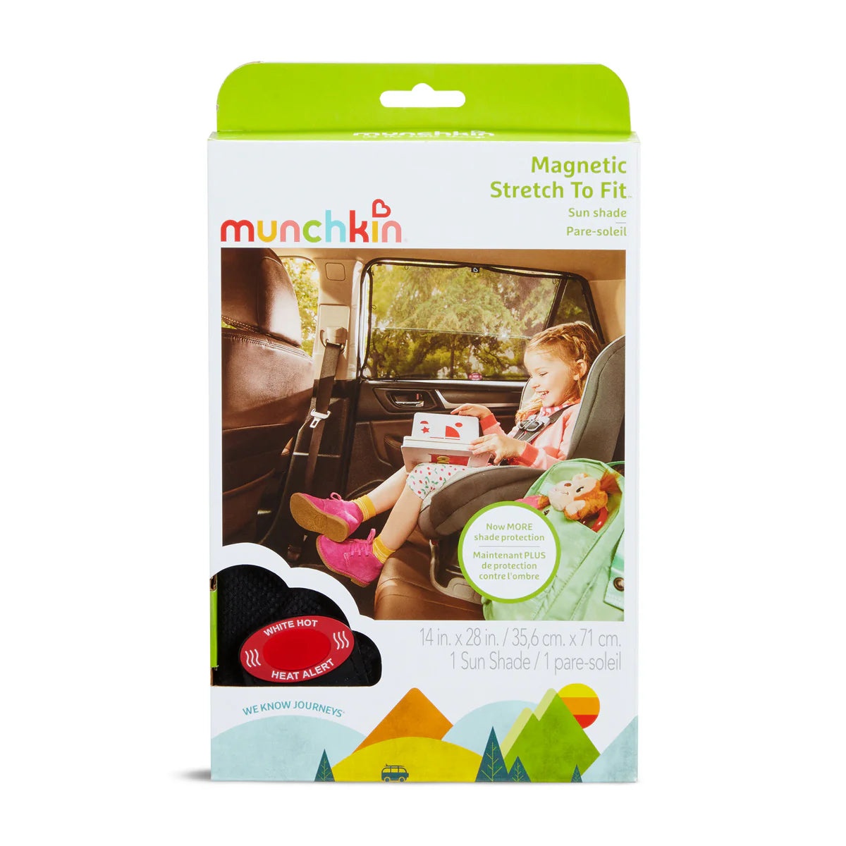 Munchkin Magnetic Stretch-To-Fit Sun Shade