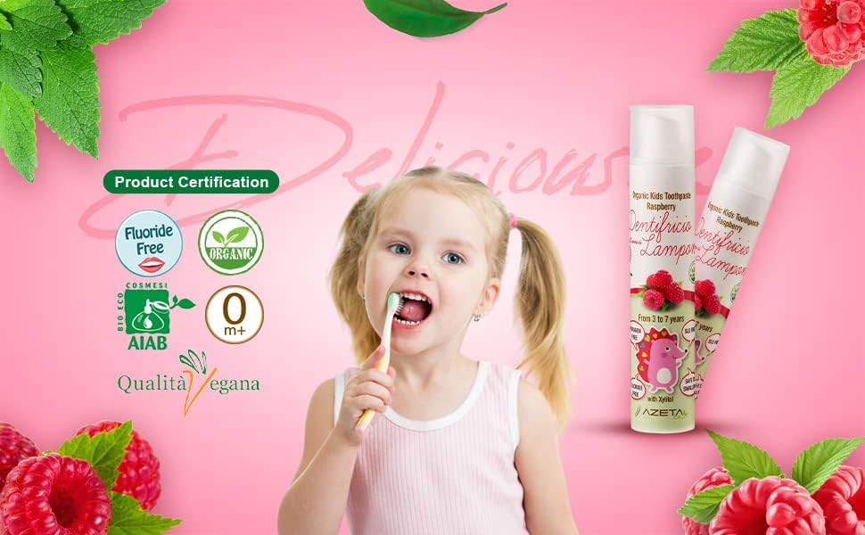 Azeta Bio Organic Toothpaste 3-7y 50ml