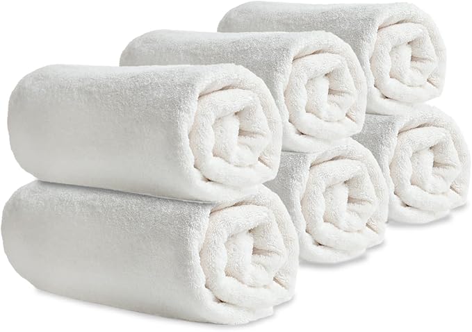 Baby works Bamboo Washcloths - (Pack of 6)