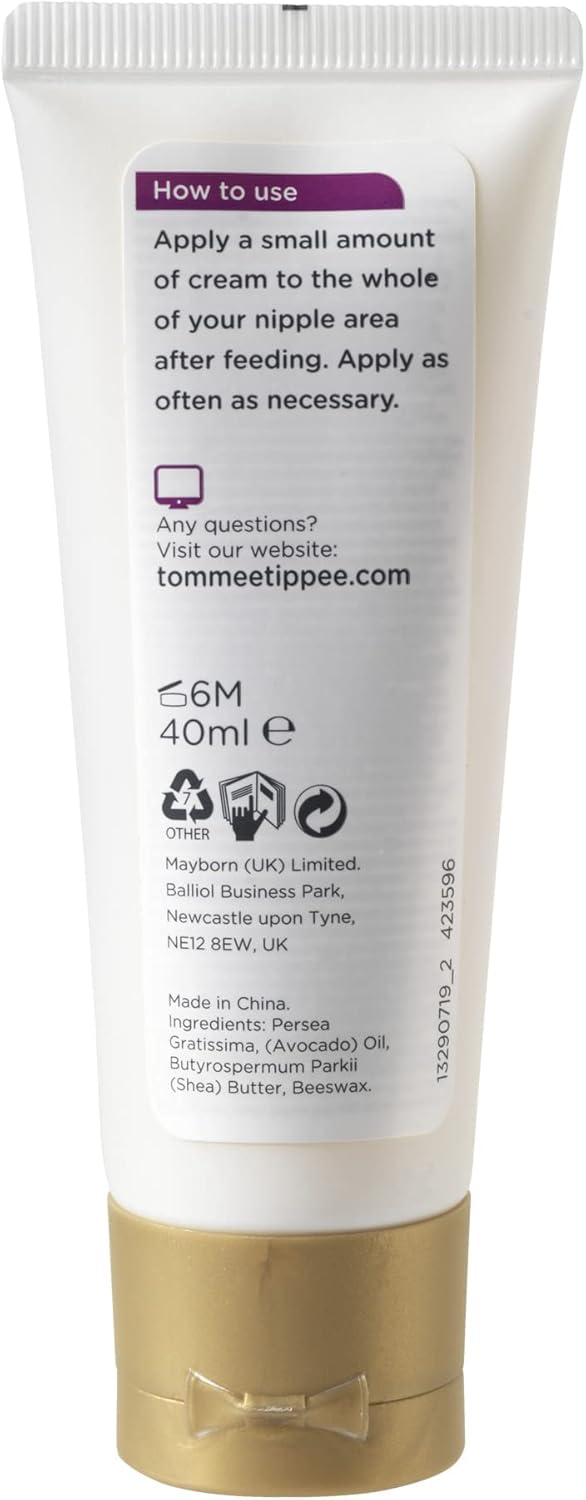 Tommee Tippee Made for Me 100% Natural Hypoallergenic Nipple Cream 40ml