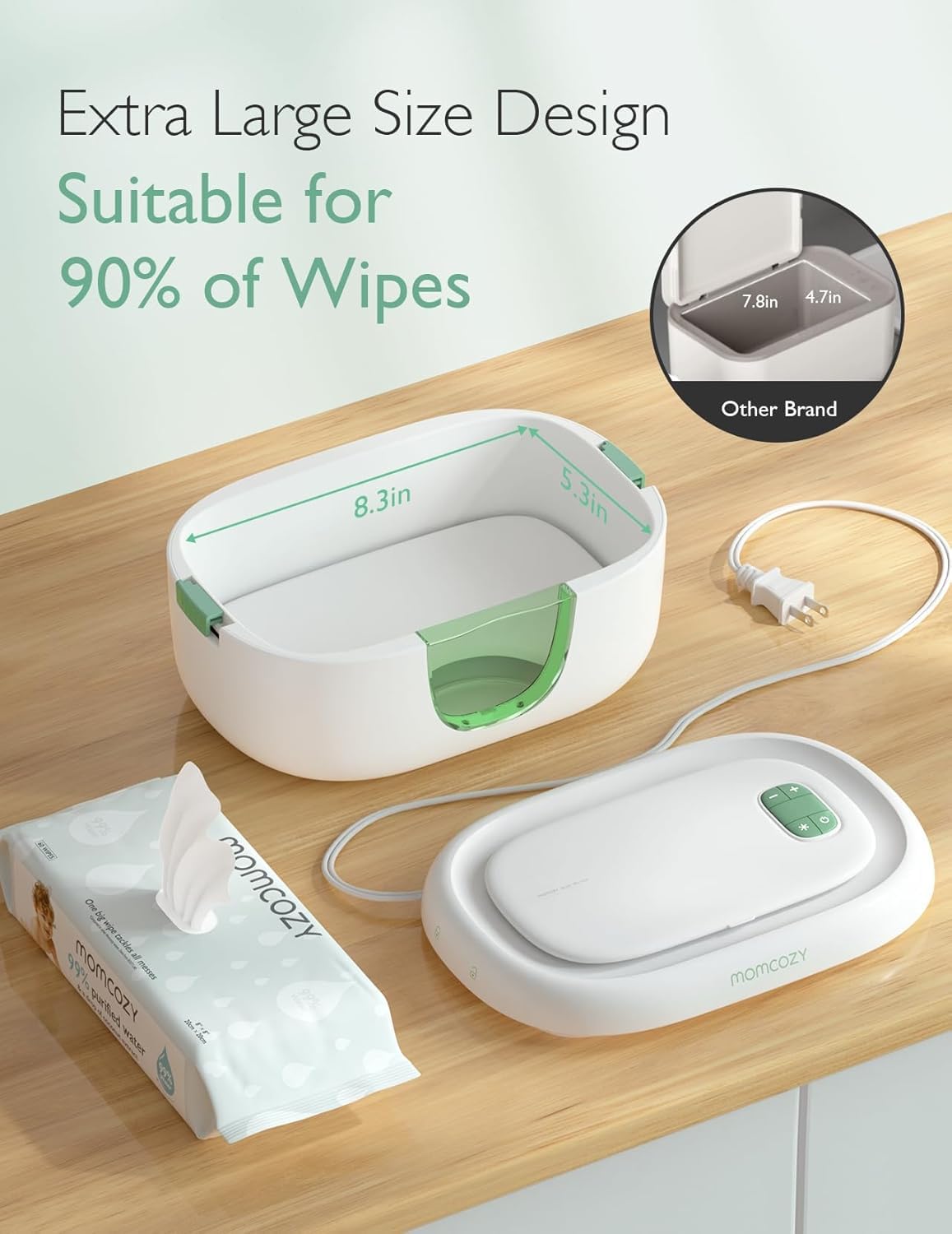 Momcozy Large Capacity Baby Wipe Warmer