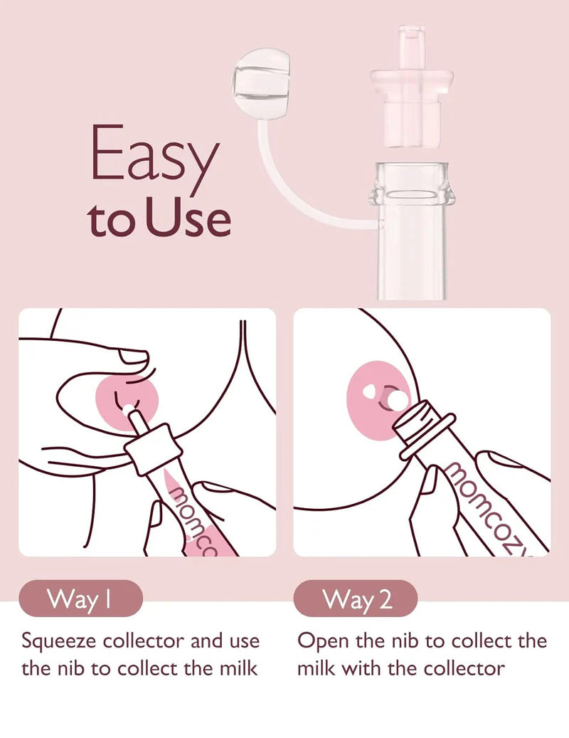 Momcozy Colostrum Reusable Breast Milk Collector - 2pcs