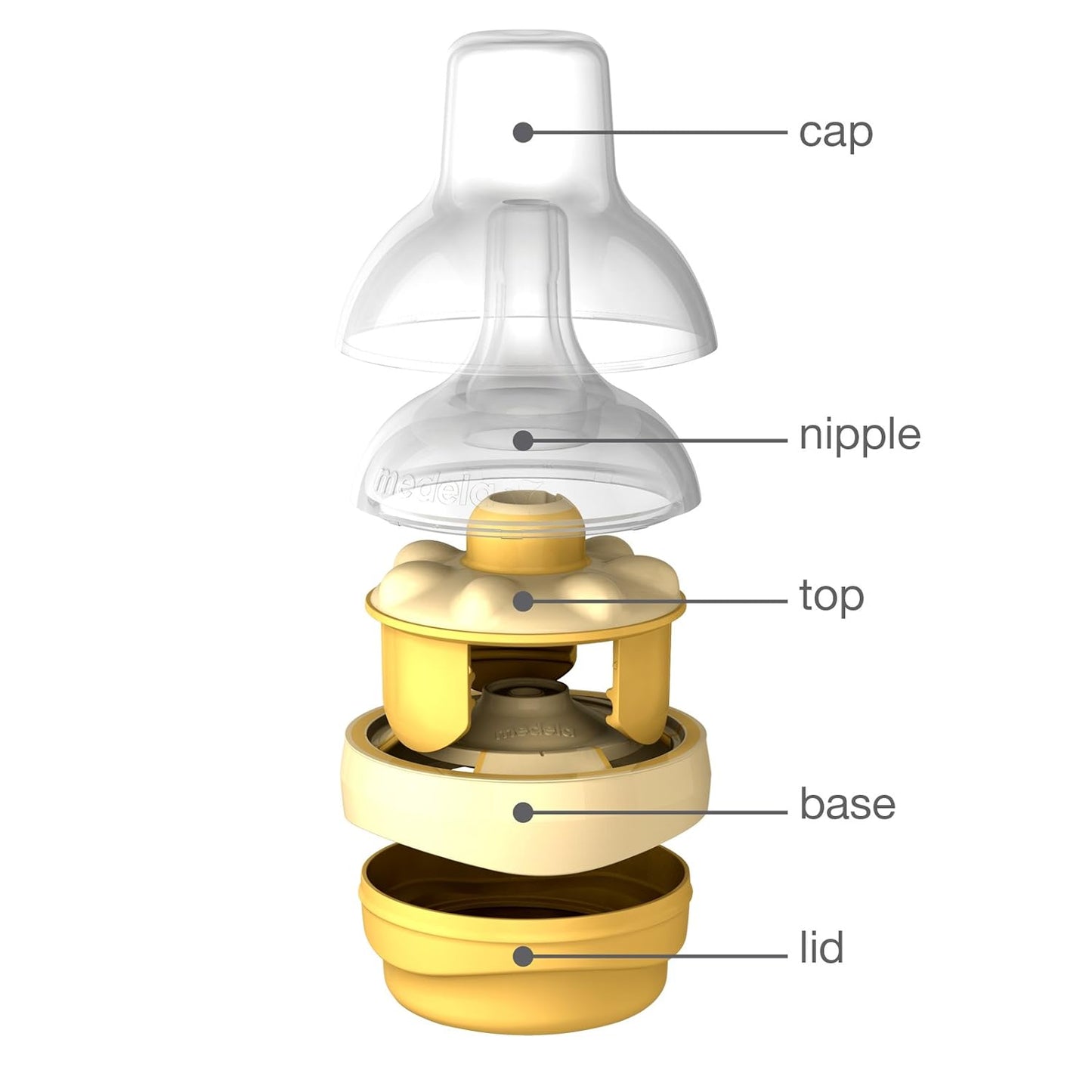 Medela Calma Baby Bottle Teat Nipple with Air-Vent System