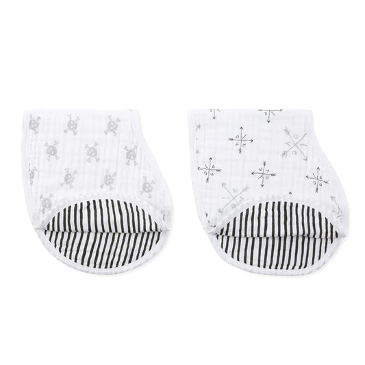 Aden + Anais Classic 2-Pack Burpy Bibs Lovestruck