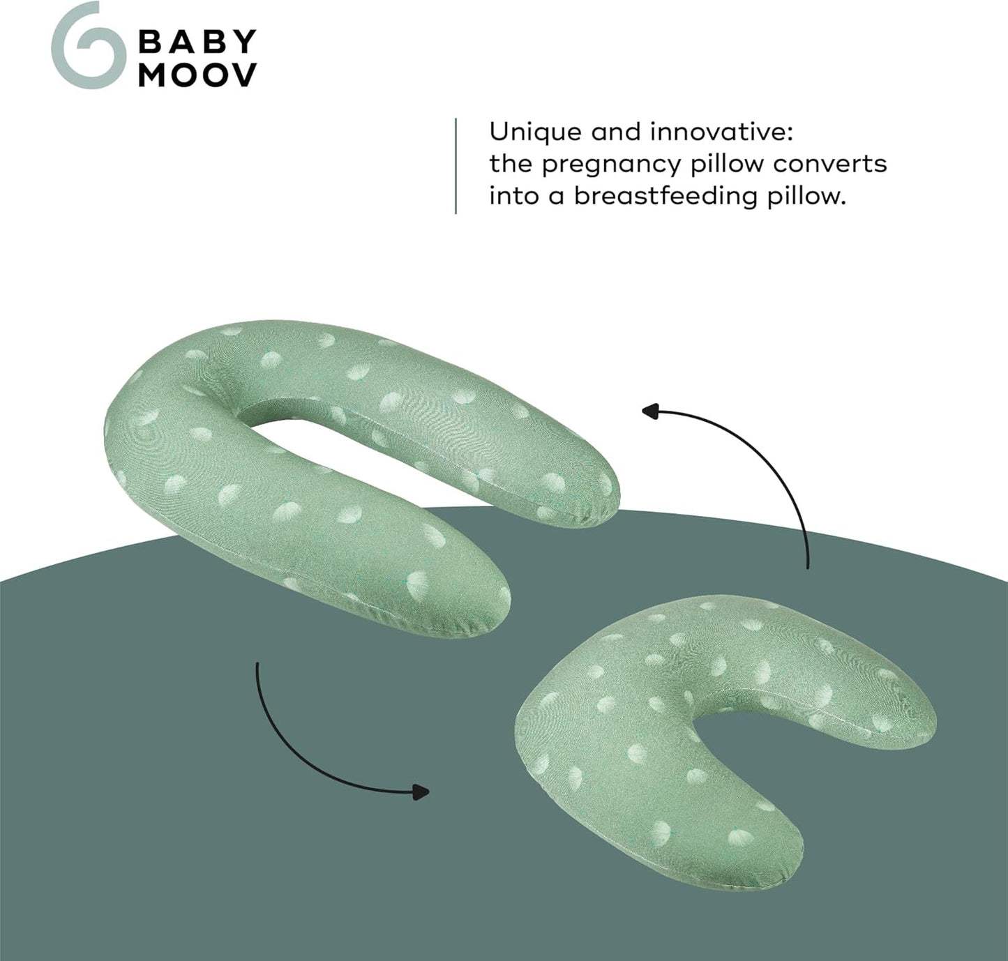 Babymoov B.Love U-Shape Pregnancy Pillow - Wind Green