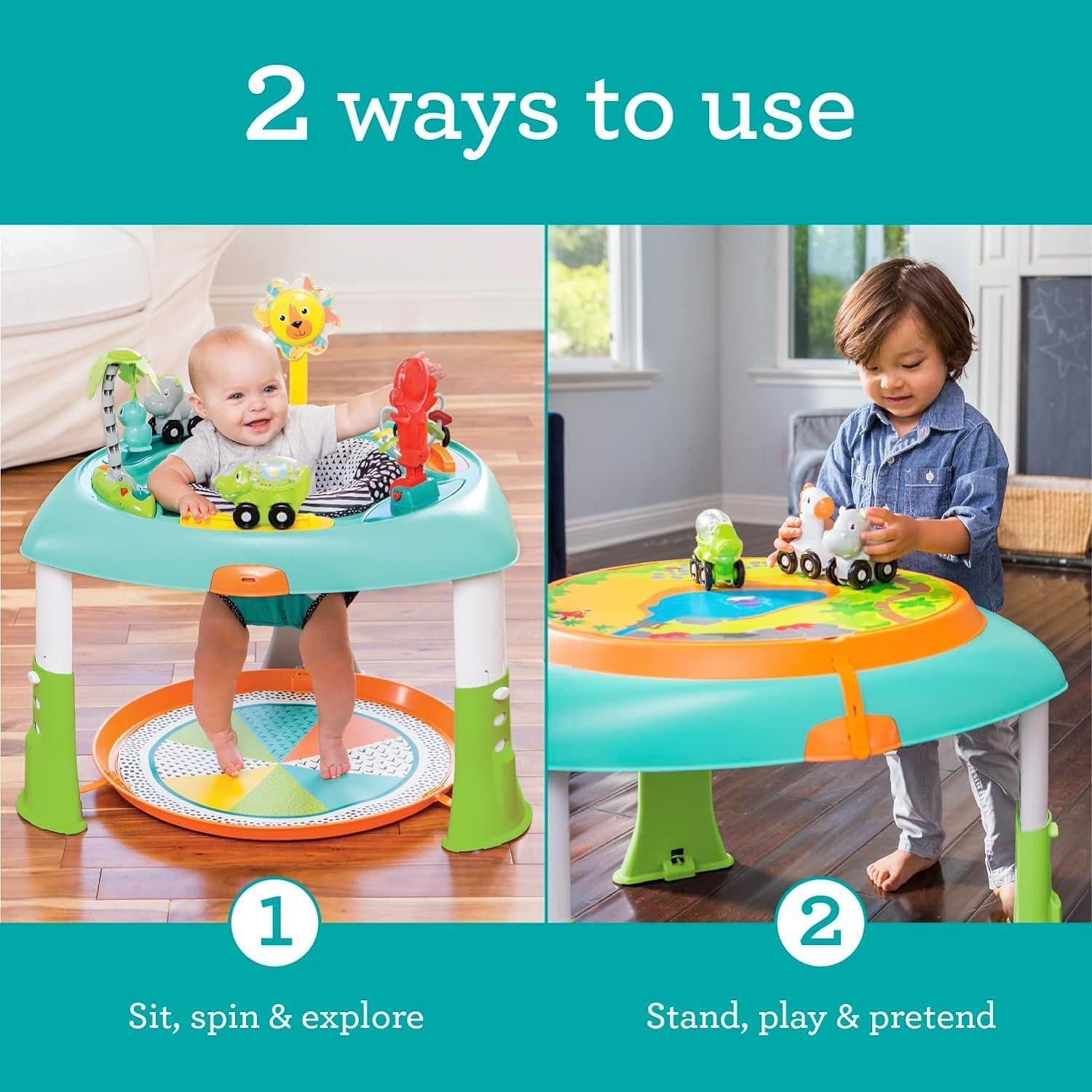 Infantino Sit,Spin & Stand Entertainer 360 Seat | 4M+