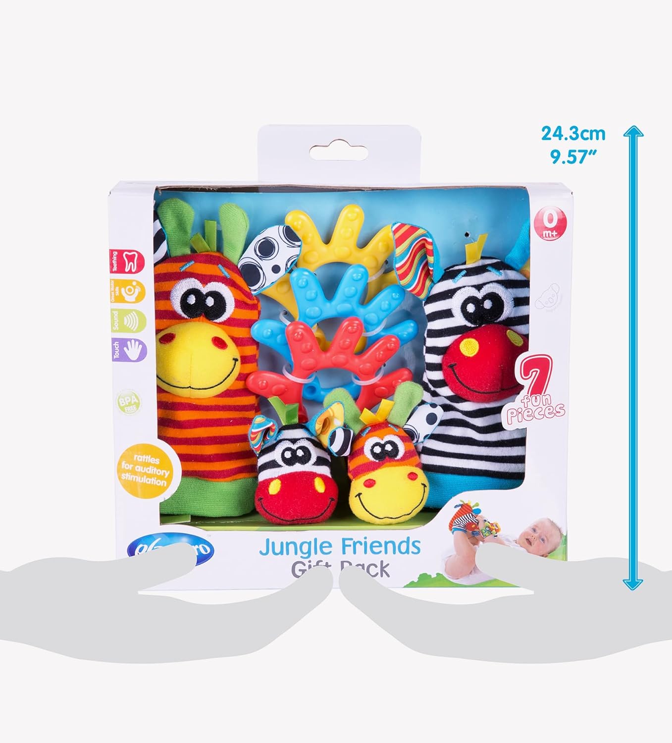 Playgro Jungle Friends Gift Pack - Multi color