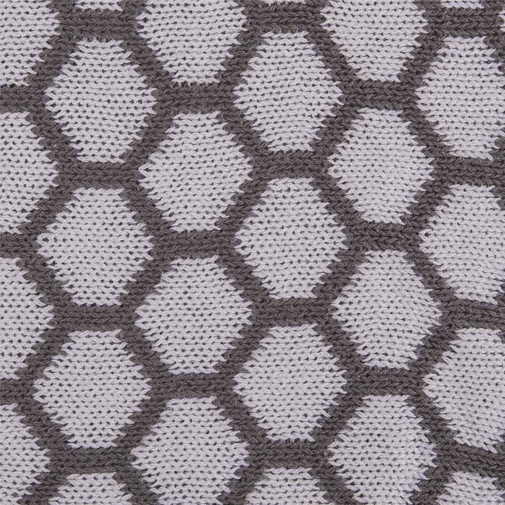Playgro Cotton Blanket Wrap Honeycomb Grey
