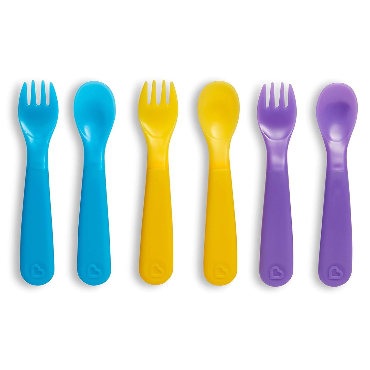 Munchkin 6pk Colour Reveal Forks and Spoons