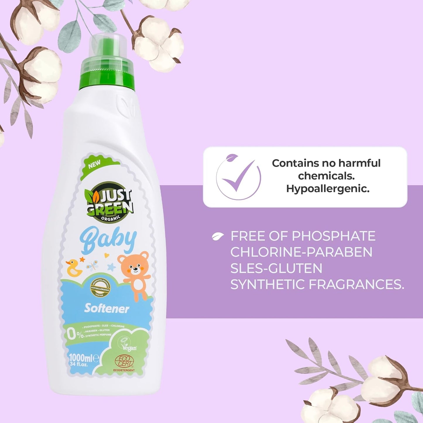 Just Green Organic Baby Fabric Softener
