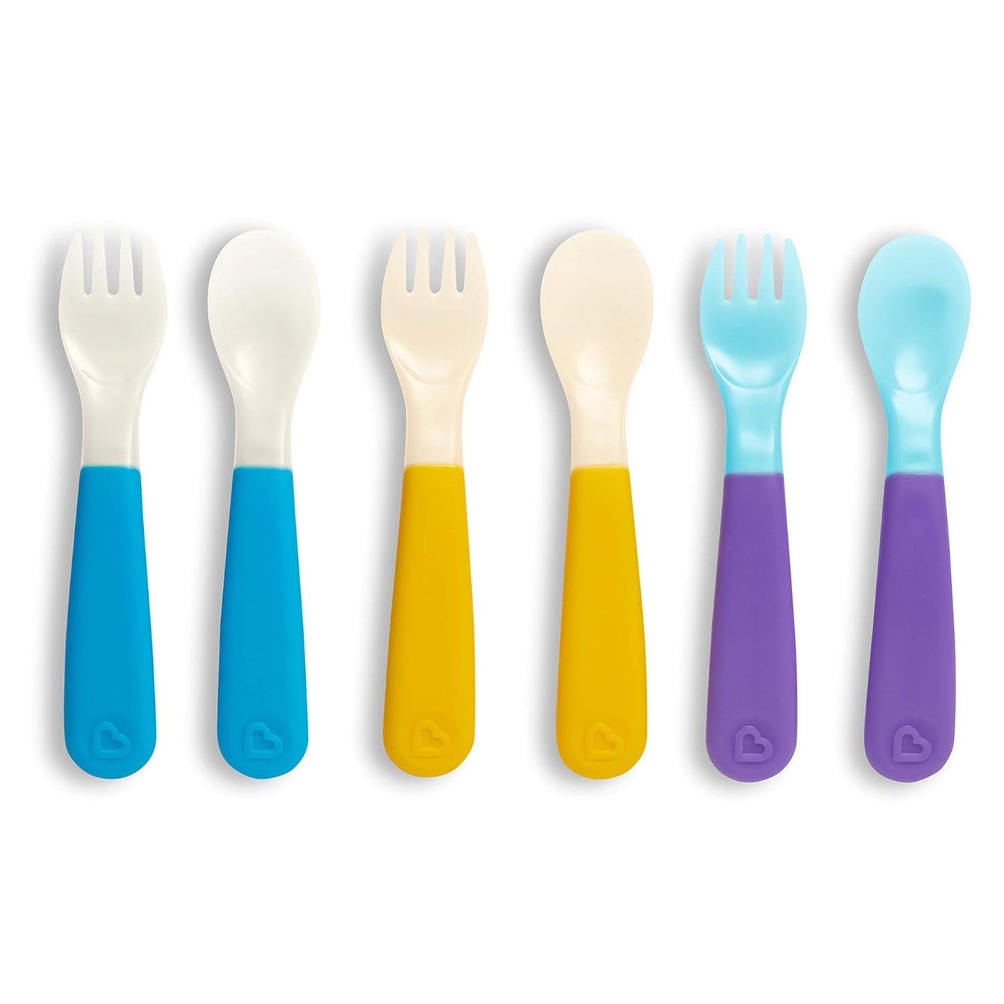 Munchkin 6pk Colour Reveal Forks and Spoons