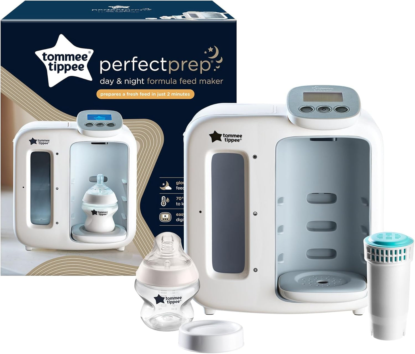 Tommee Tippee Perfect Prep Day & Night - White