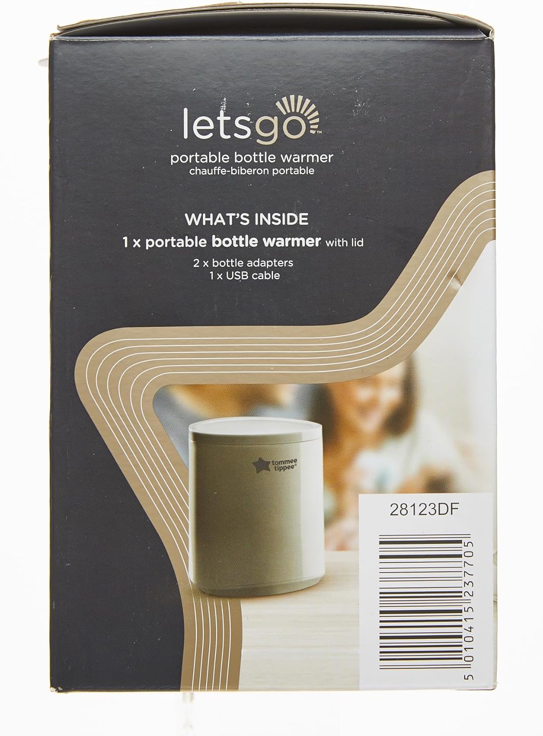 Tommee Tippee Lets Go Portable Bottle Warmer - White