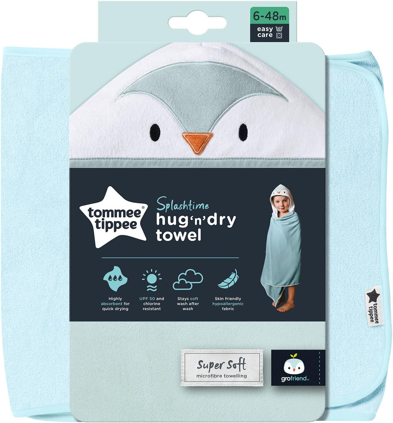 Tommee Tippee Percy The Penguin Grotowel