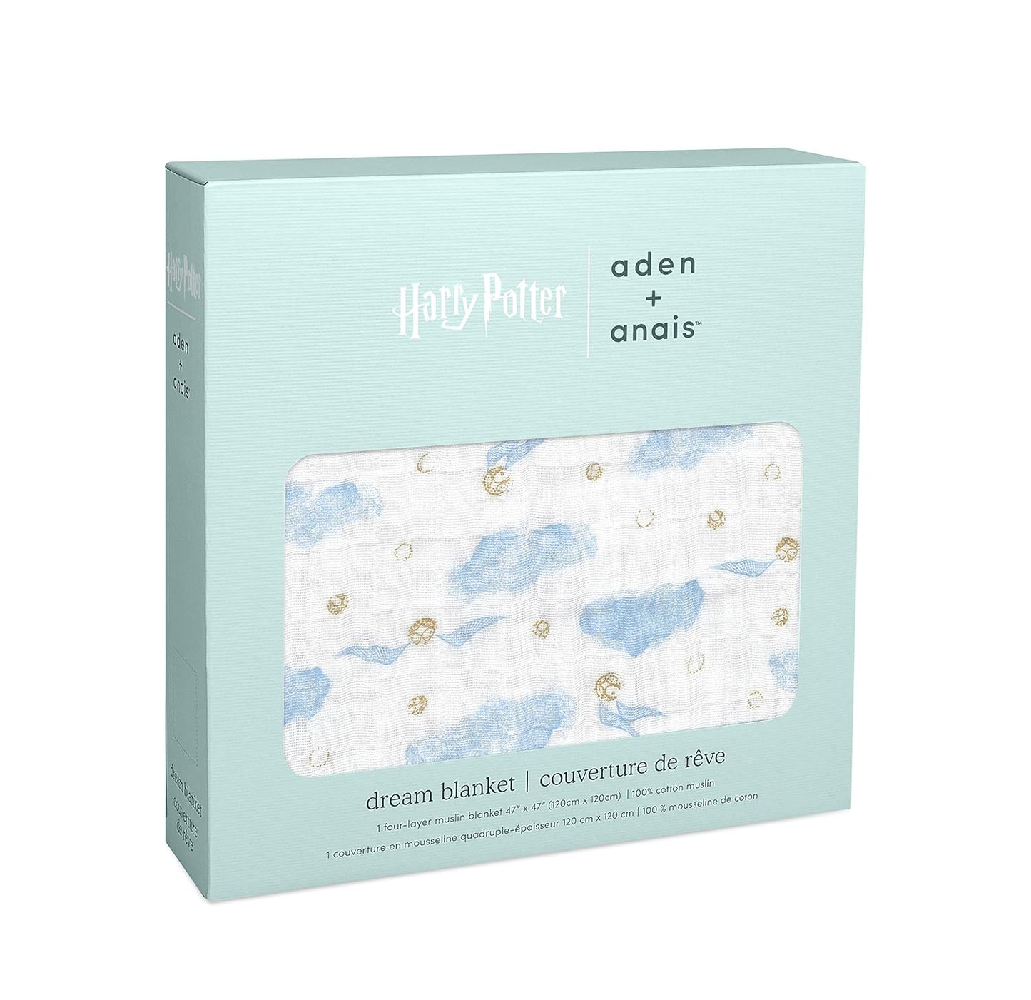 Aden + Anais Classic Dream Blanket Harry Potter - Iconic Letters