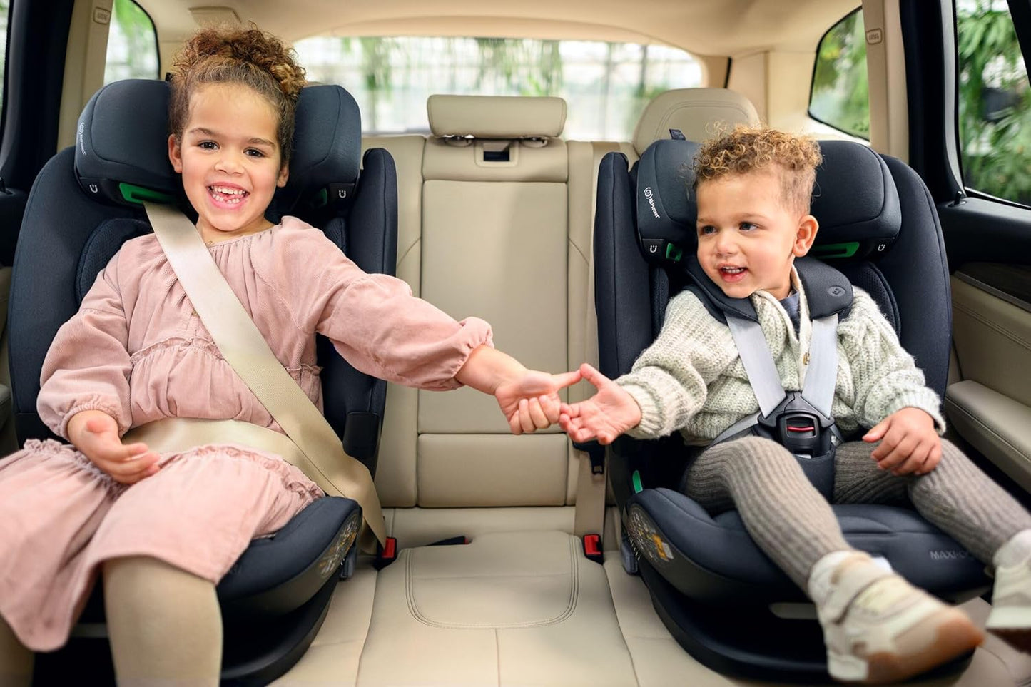 Maxi-Cosi Titan Pro² i-Size, Multi-Age ISOFIX Child Car Seat, 15 Months - 12 Years, G-Cell Side Impact Protection, Easy-in Harness, ClimaFlow, 4 Recline Positions, Authentic Black