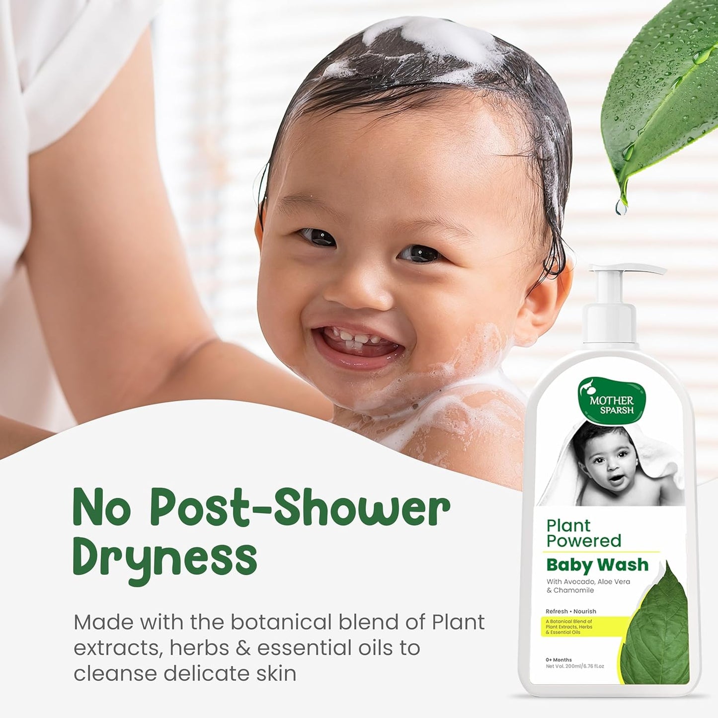 Mother Sparsh Baby Wash 200ml
