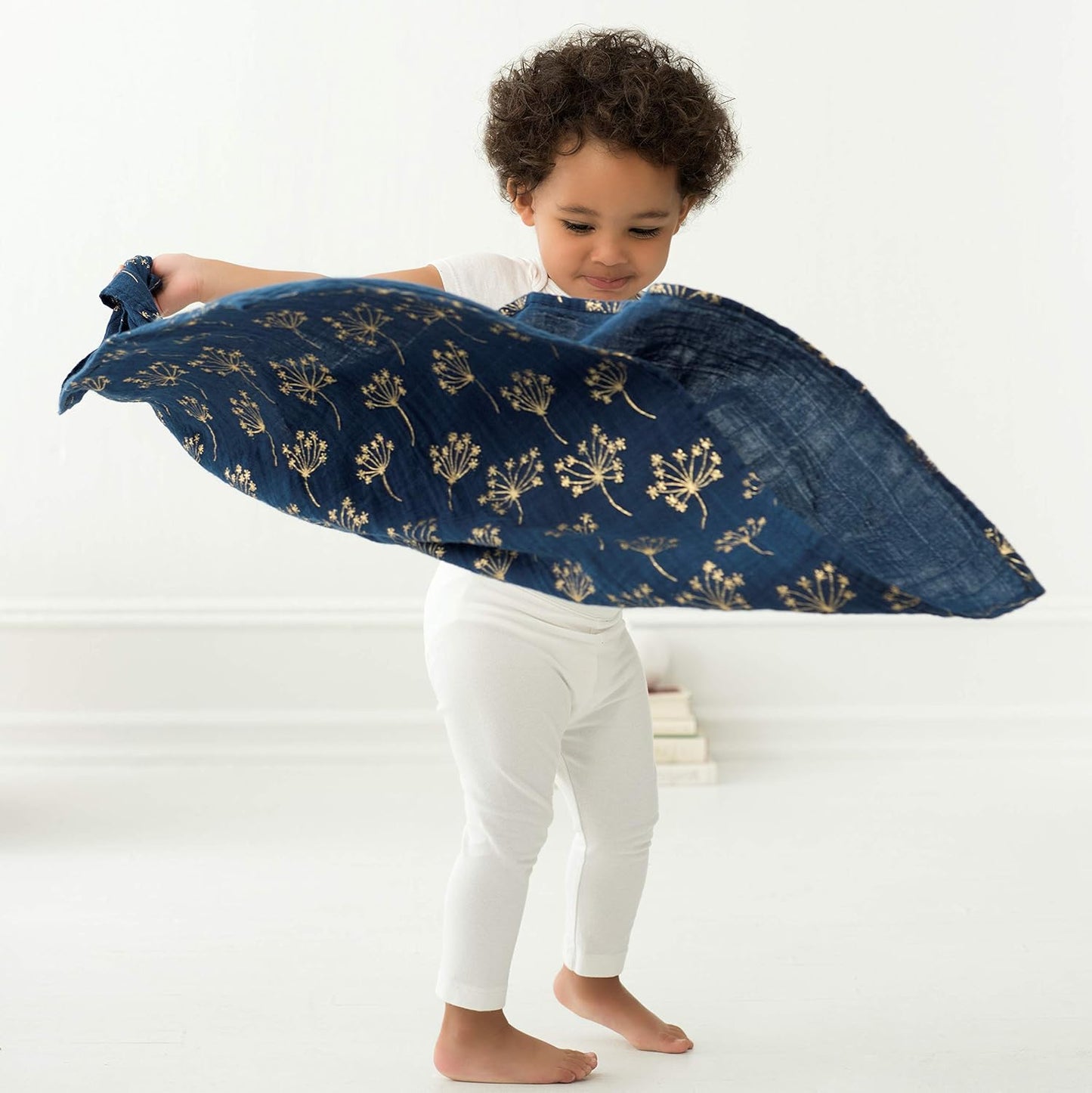 Aden + Anais Metallic Gold Deco Musy Muslin Squares 3 Pack