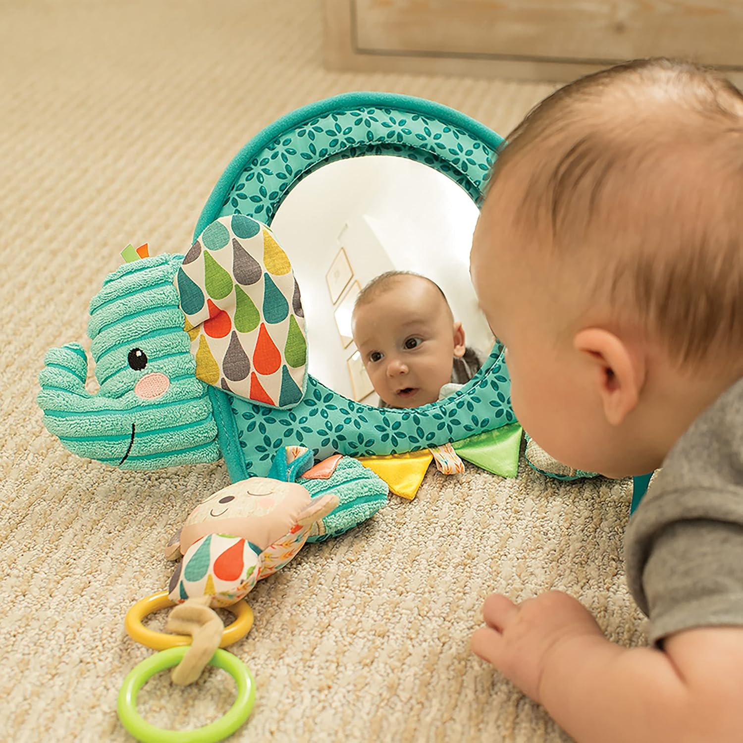 Infantino Go Gaga Elephant Activity Mirror | 0M+