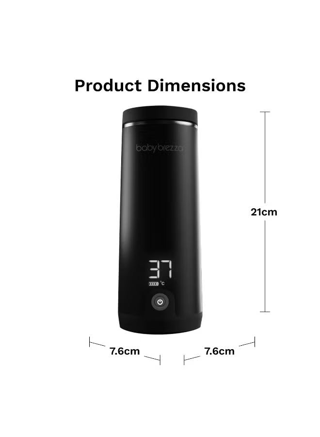Baby Brezza Superfast Portable Bottle Warmer Black