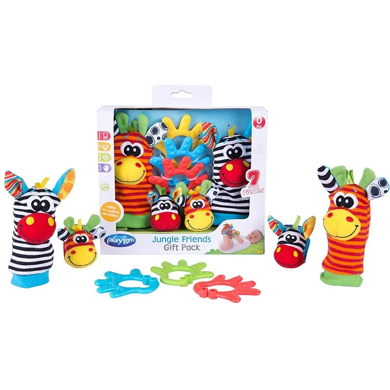 Playgro Jungle Friends Gift Pack - Multi color
