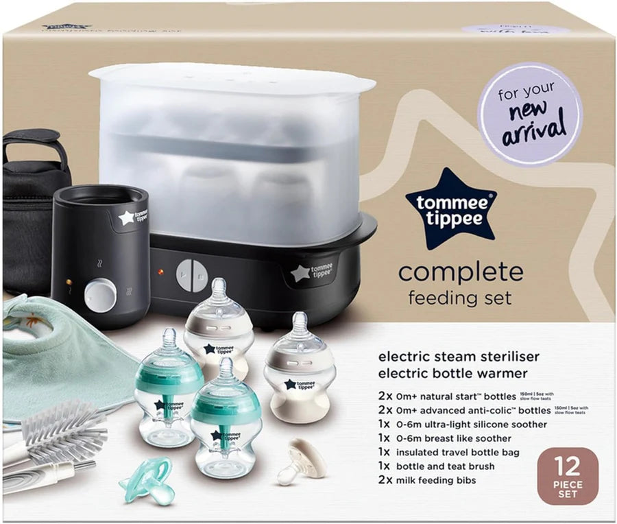 Tommee Tippee Closer to Nature Complete Feeding Kit - Black