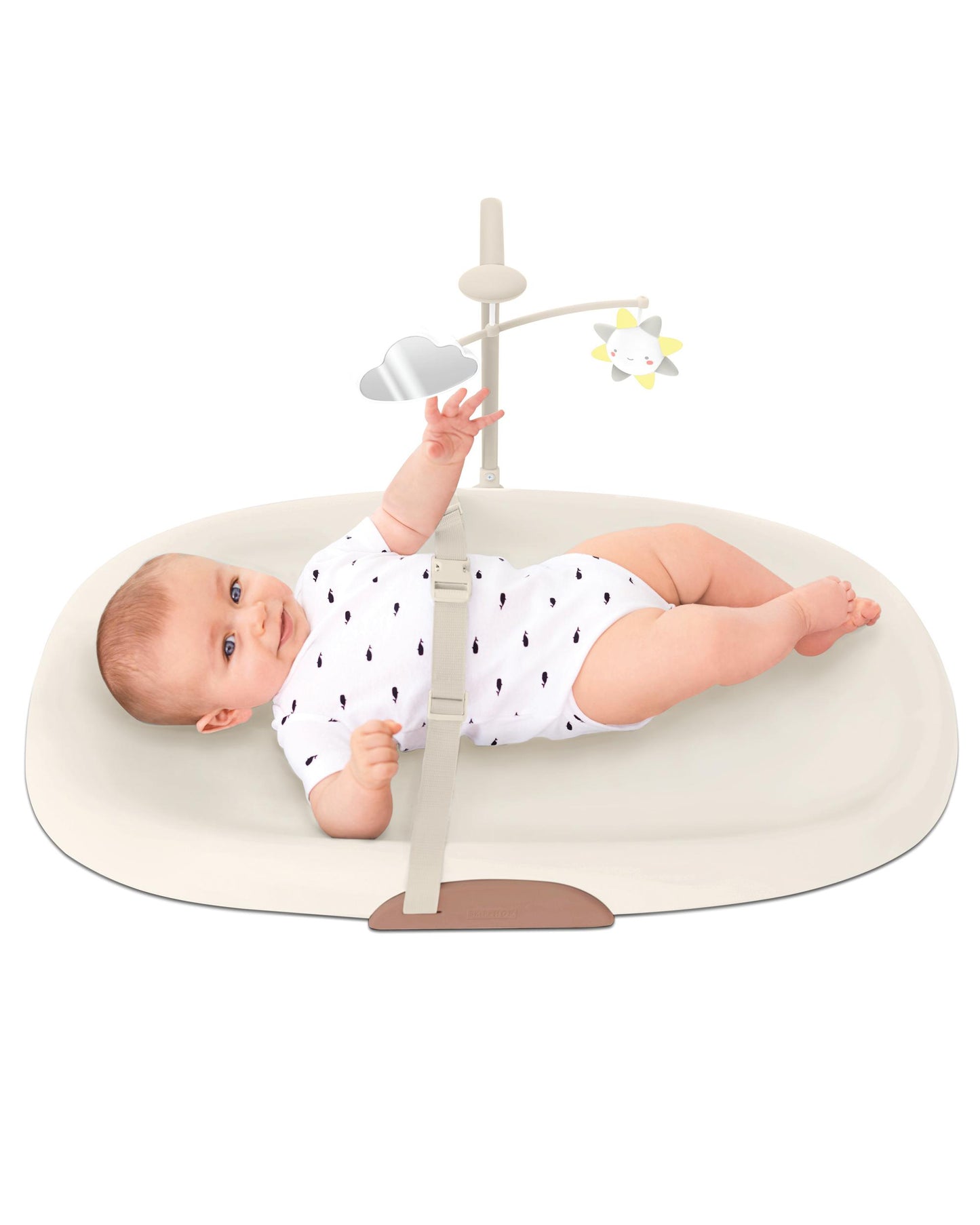 Skip Hop Nursery Style Wipe Clean Changing Pad Oat Beige Brown