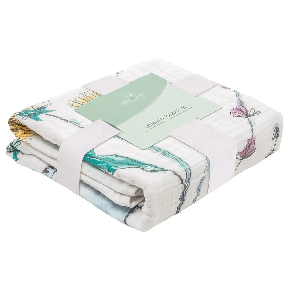 Aden + Anais Classic Dream Blanket Forest Fantasy - Engineered Rabbits