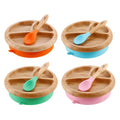 Avanchy Bamboo Suction Baby Plate + Spoon