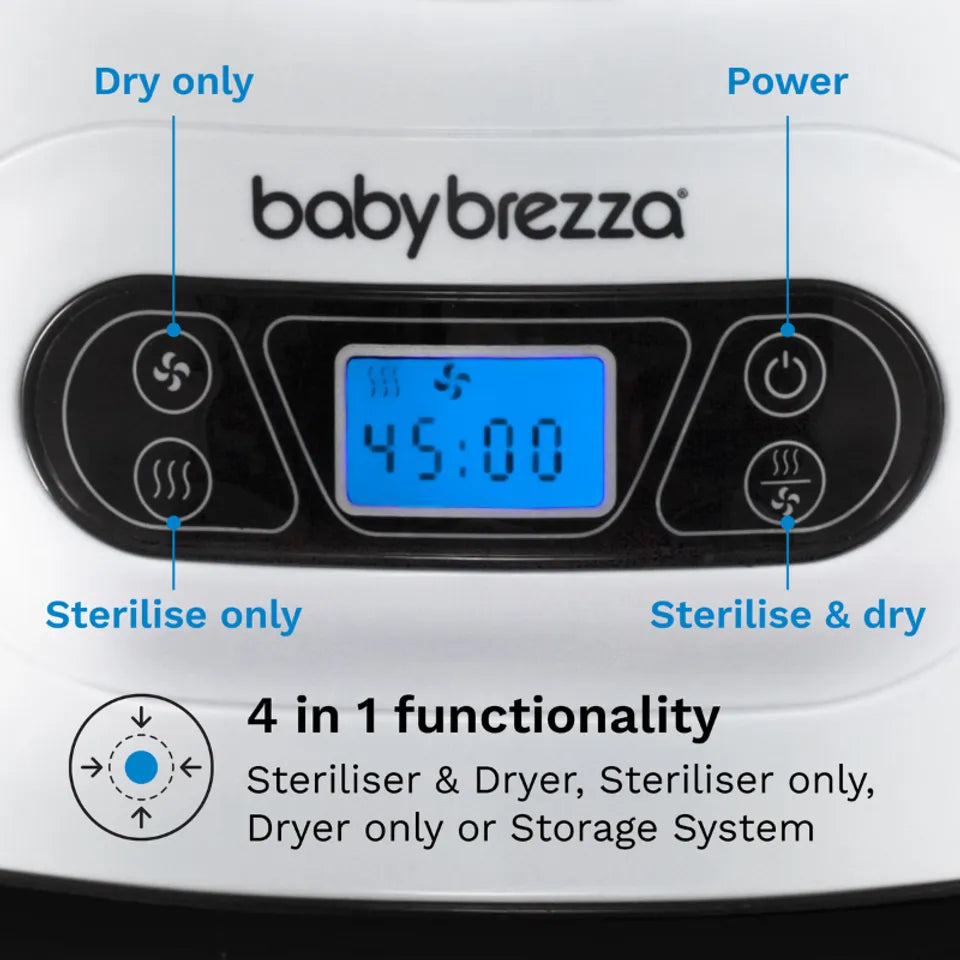 Baby Brezza - Baby Bottle Sterilizer And Dryer Machine - White